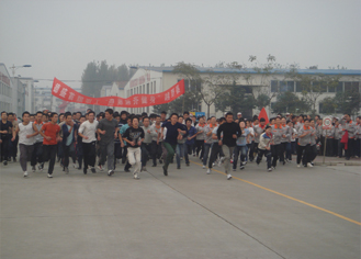 Organize staff winter cross country race